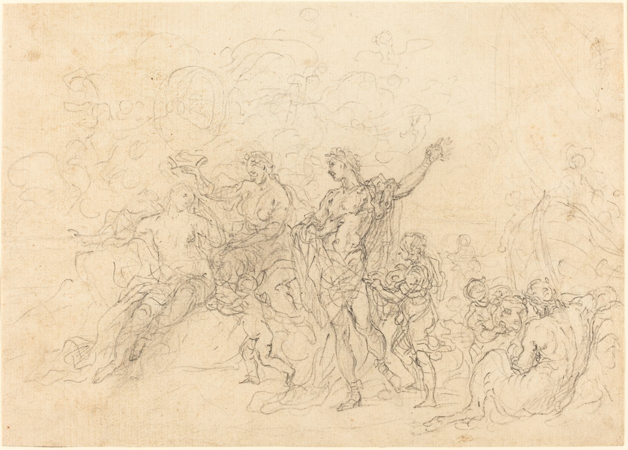 Die Hochzeit von Bacchus und Ariadne von Francesco Solimena