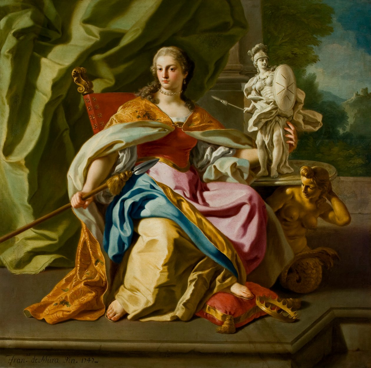 Allegorie der Adels des Malteserordens, 1747 von Francesco de Mura
