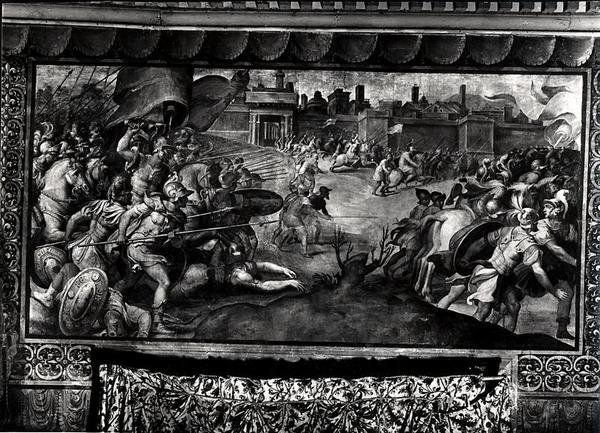 Karl V. (1500-58) gegen die Lutheraner von Francesco de Rossi Salviati Cecchino