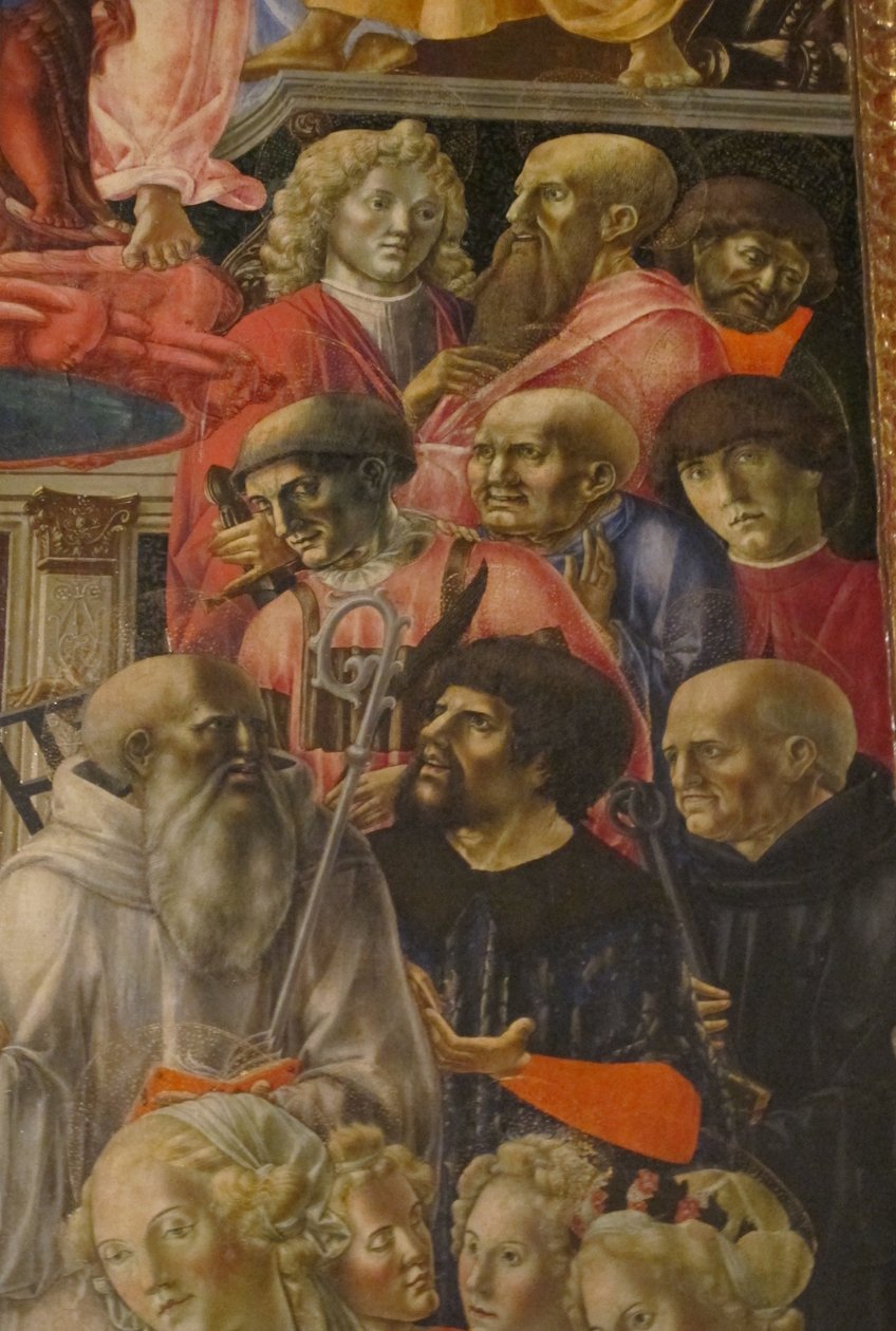 Die Krönung der Jungfrau (Detail) von Francesco di Giorgio