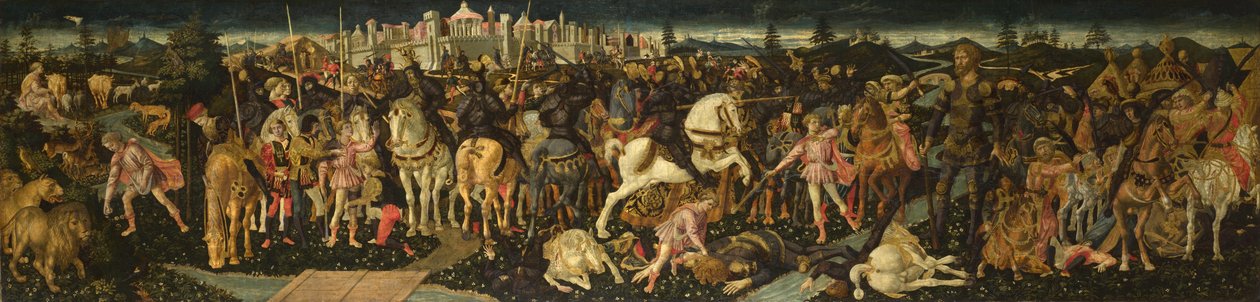 Die Geschichte von David und Goliath, um 1450 von Francesco di Stefano Pesellino