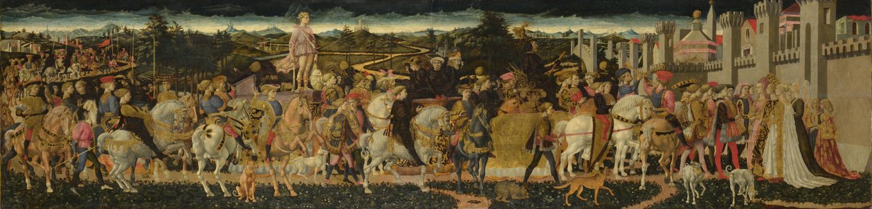 Der Triumph Davids, um 1450 von Francesco di Stefano Pesellino