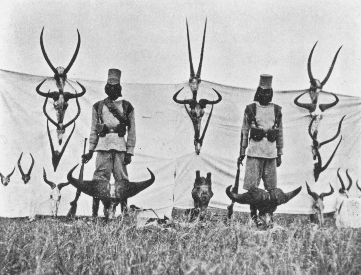 Eine dreiwöchige Jagd am Guaso Nyiro, aus 