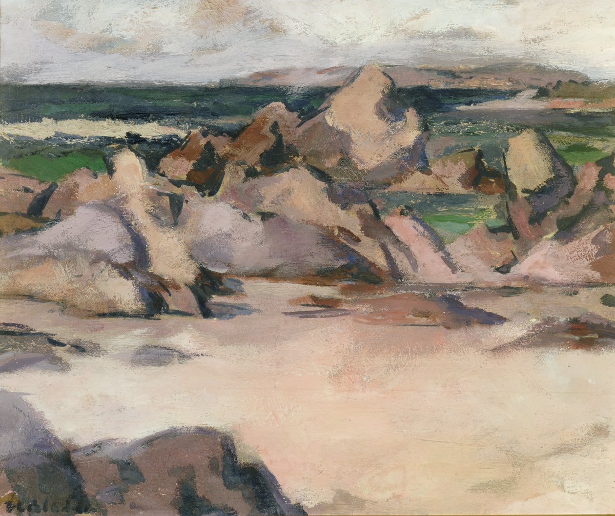 Treshnish Point, Nordende Iona, ca. 1934 von Francis Campbell Boileau Cadell