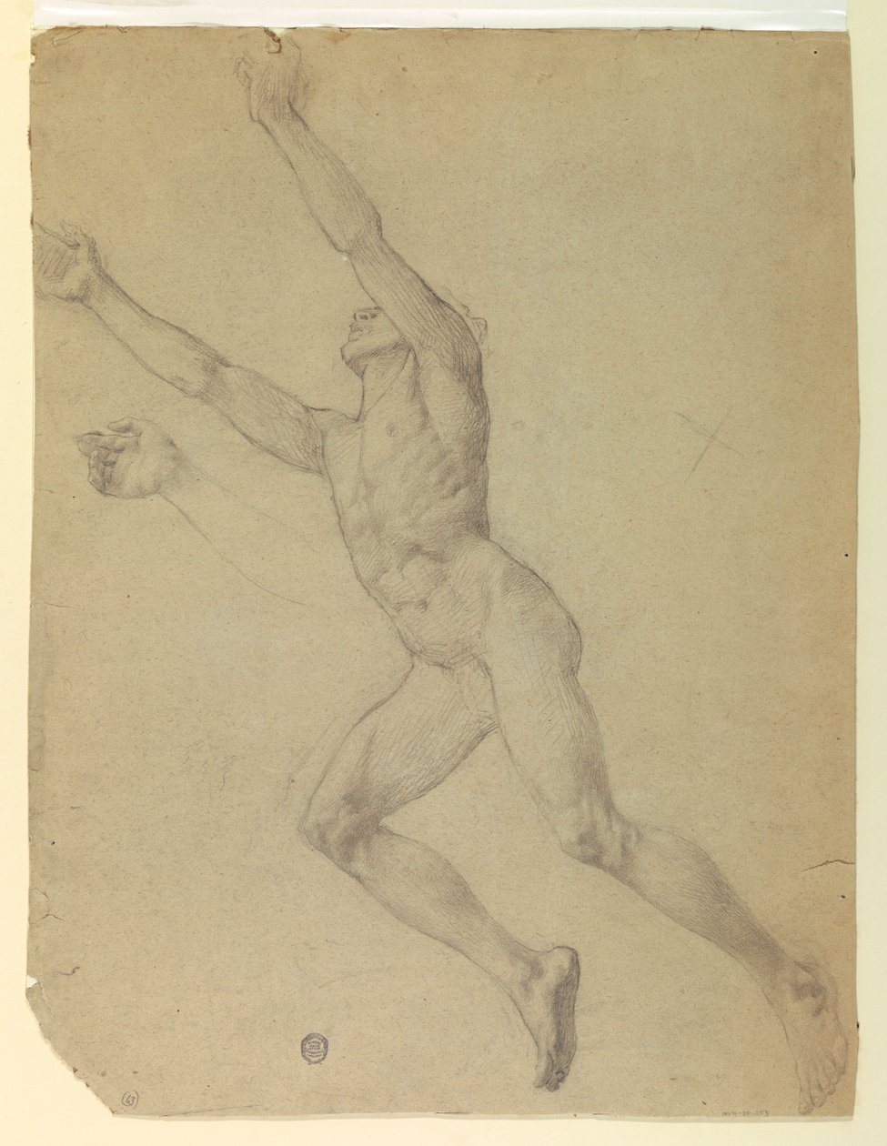 Figurenstudie für Diana und ihre Begleiterinnen unter den Sternbildern von Francis Augustus Lathrop