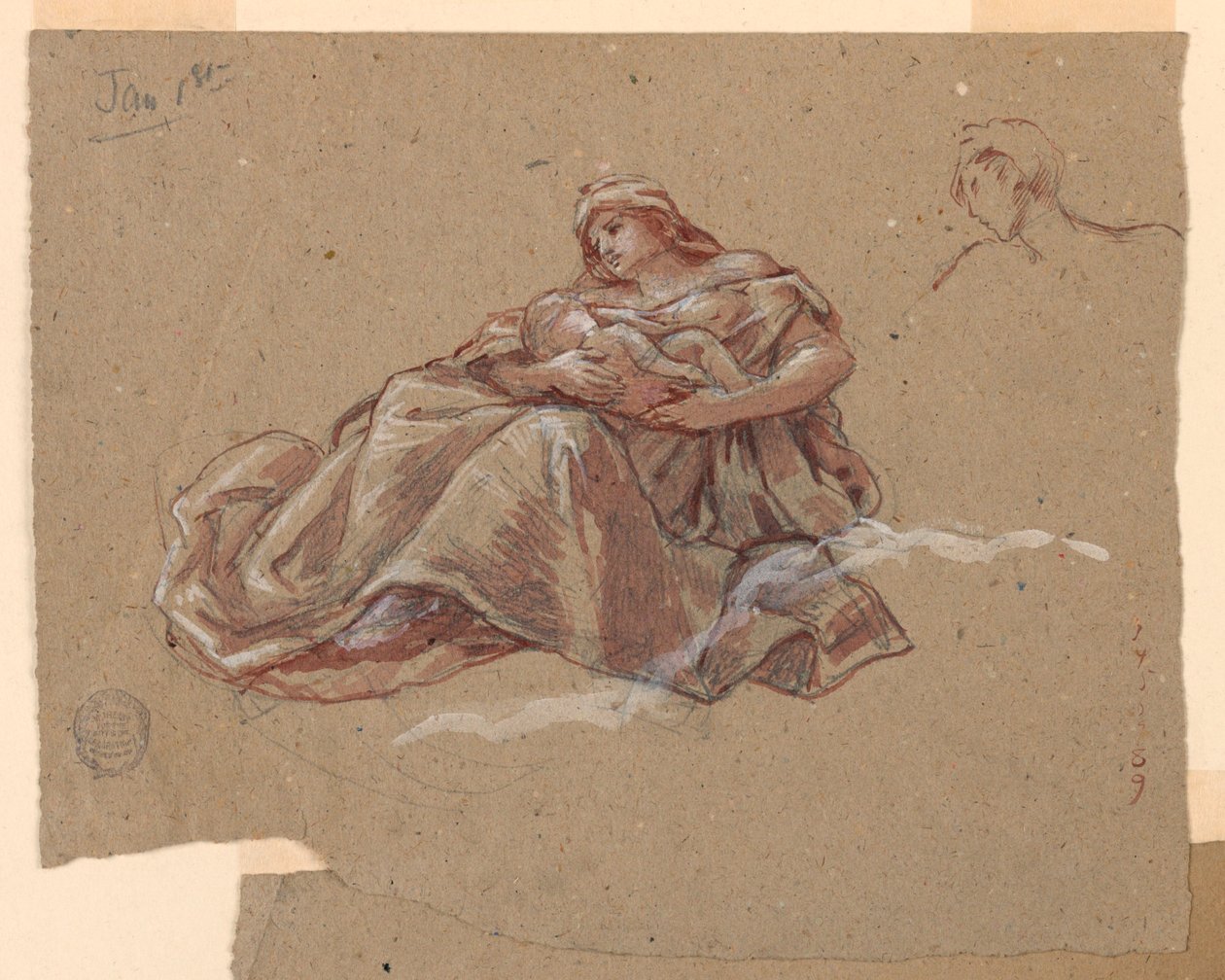 Studie für "Barmherzigkeit", St. Bartholomew