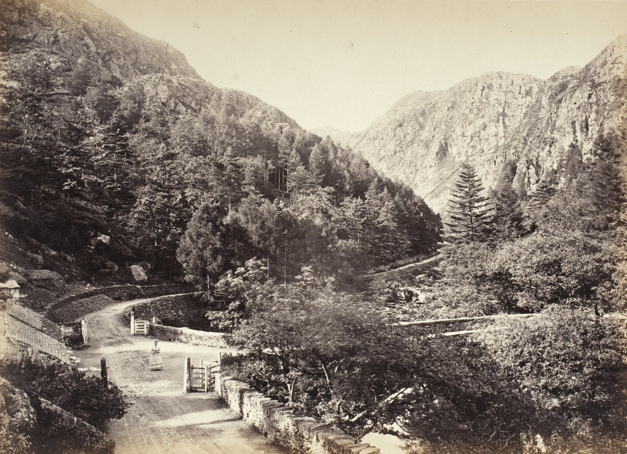 Beddgelert, Pass von Aberglaslyn, von der Straße (515) von Francis Bedford