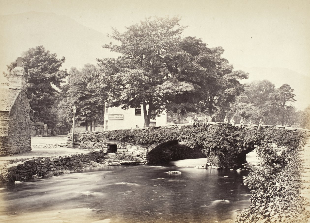Beddgelert, Die Brücke & Moel Hebog, Nr. 3 (518) von Francis Bedford