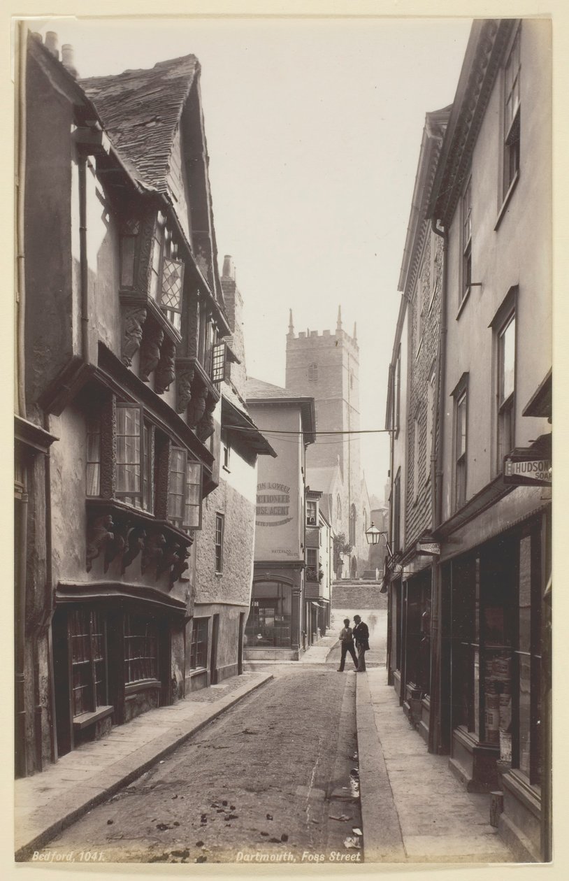 Dartmouth, Foss Street von Francis Bedford