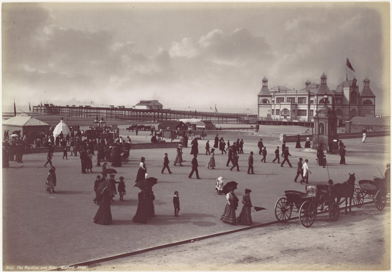 Rhyl. Der Pavillon und der Pier von Francis Bedford