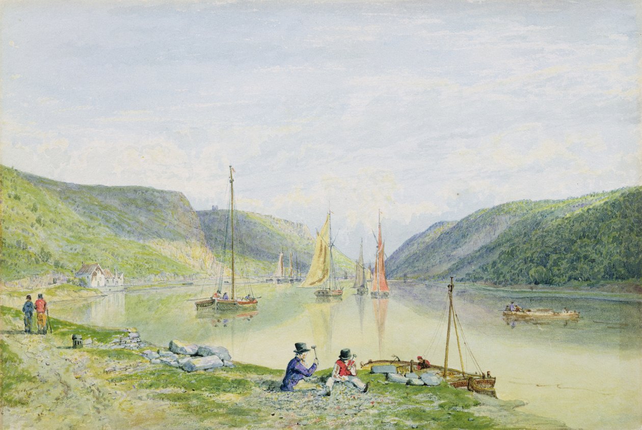 Die Avon-Schlucht von unterhalb der Meereswände von Francis Danby