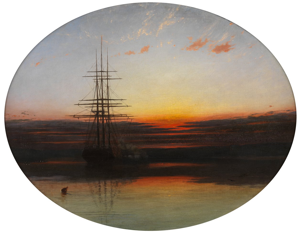Der Abendkanonenschuss von Francis Danby