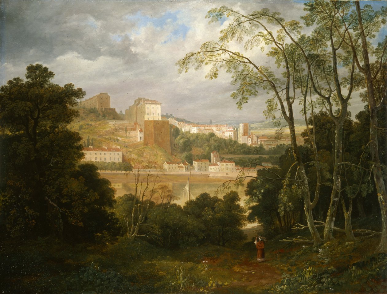 Blick auf Clifton von Leigh Woods, ca. 1818-20 von Francis Danby