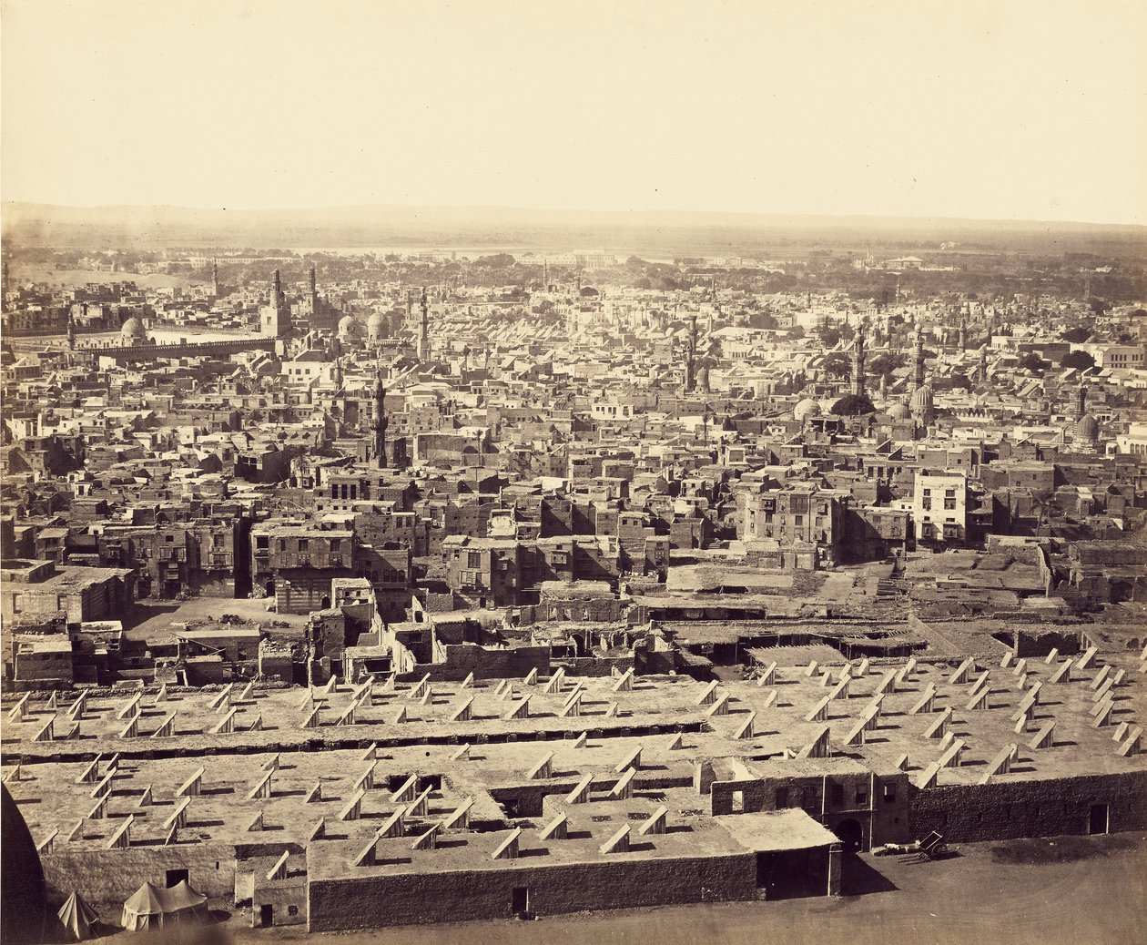 Kairo, von der Zitadelle, Zweite Ansicht von Francis Frith