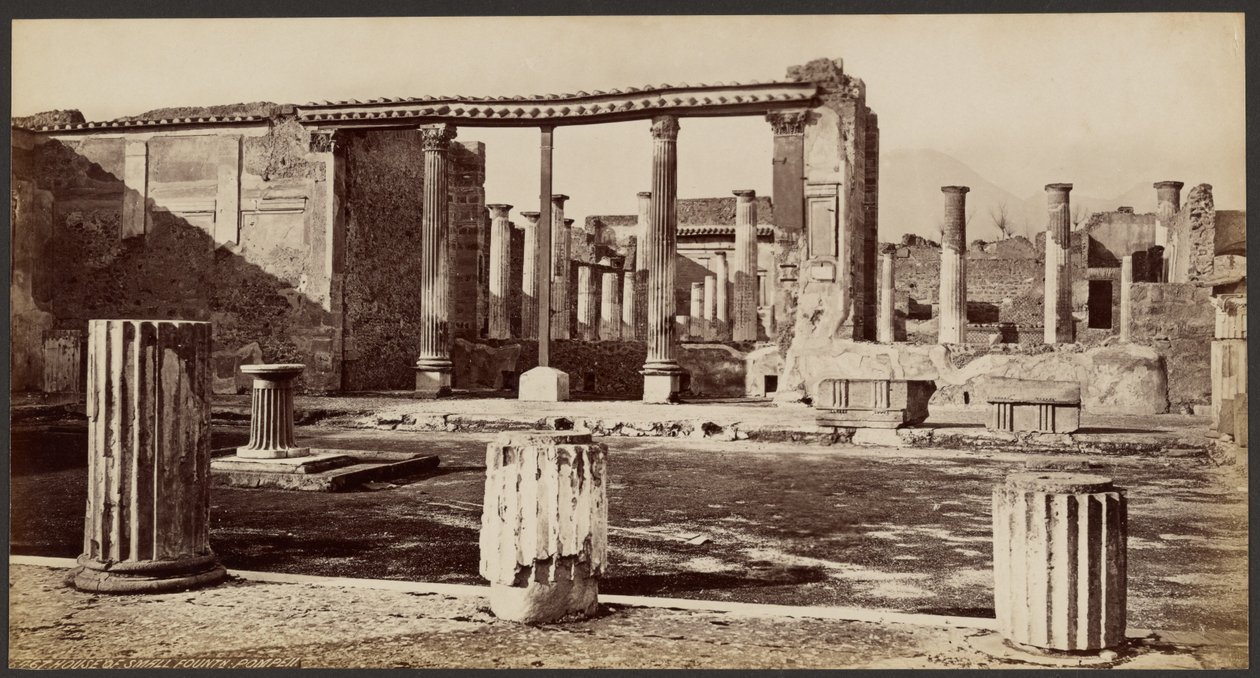 Haus des kleinen Brunnens, Pompeji von Francis Frith