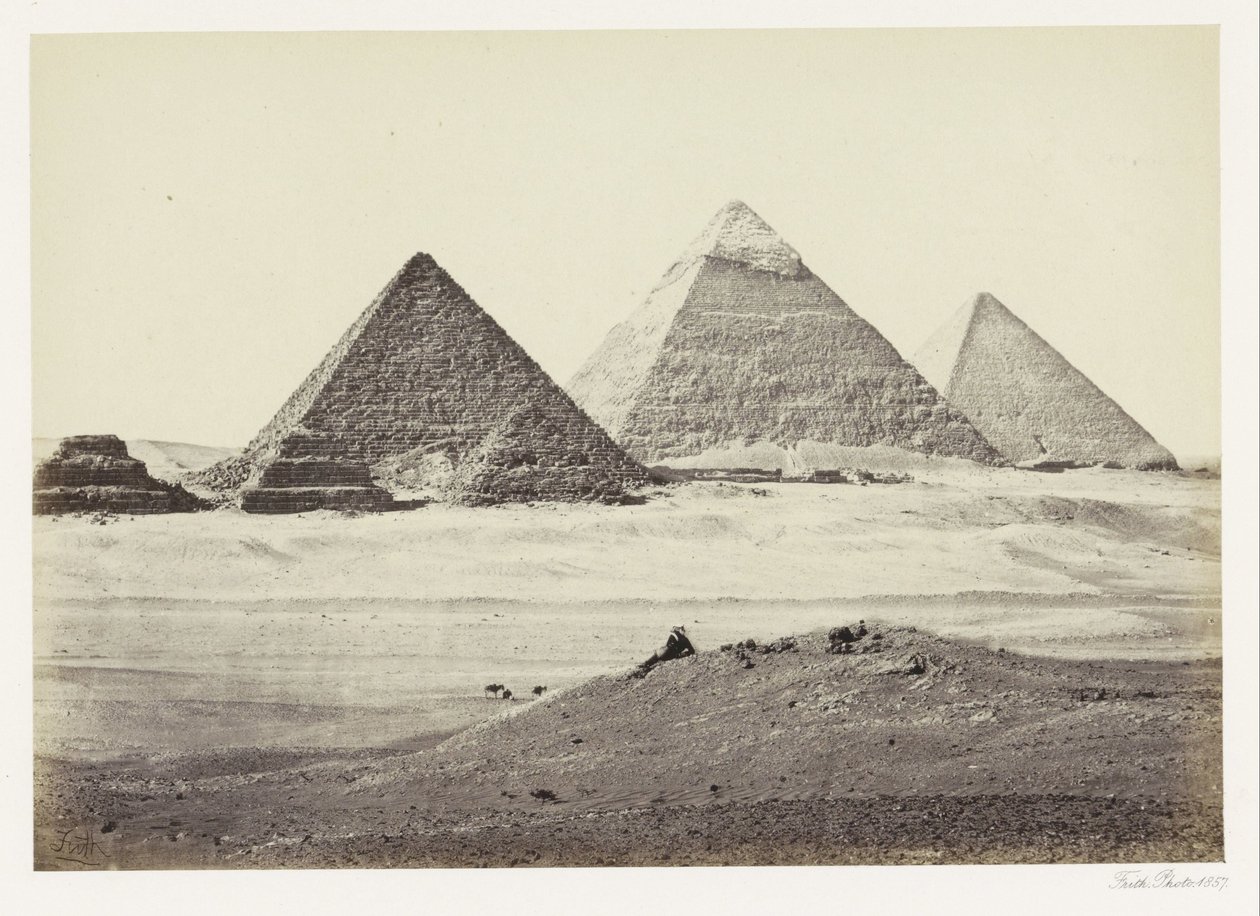 Pyramiden von Gizeh von Francis Frith