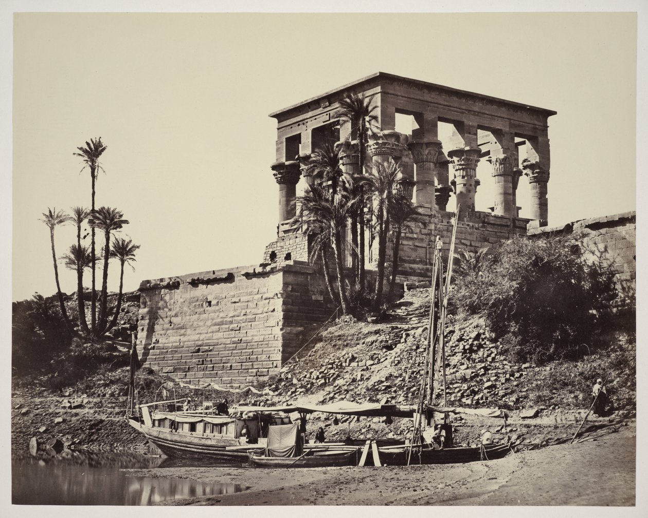 Der Hypäthrale Tempel, Philae von Francis Frith