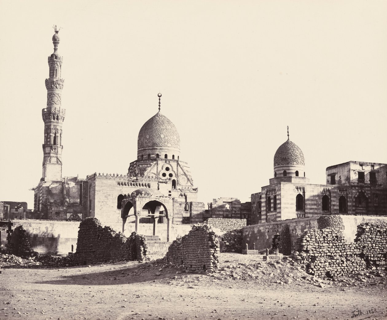 Die Moschee von Kaitbey von Francis Frith