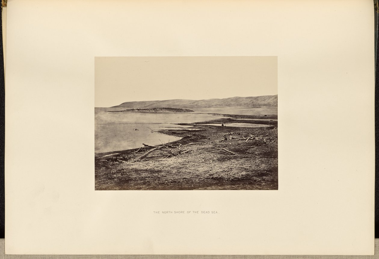 Die Nordküste des Toten Meeres von Francis Frith