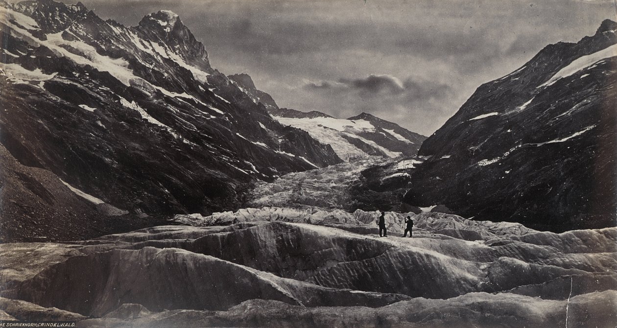 Das Schreckhorn, Grindelwald von Francis Frith