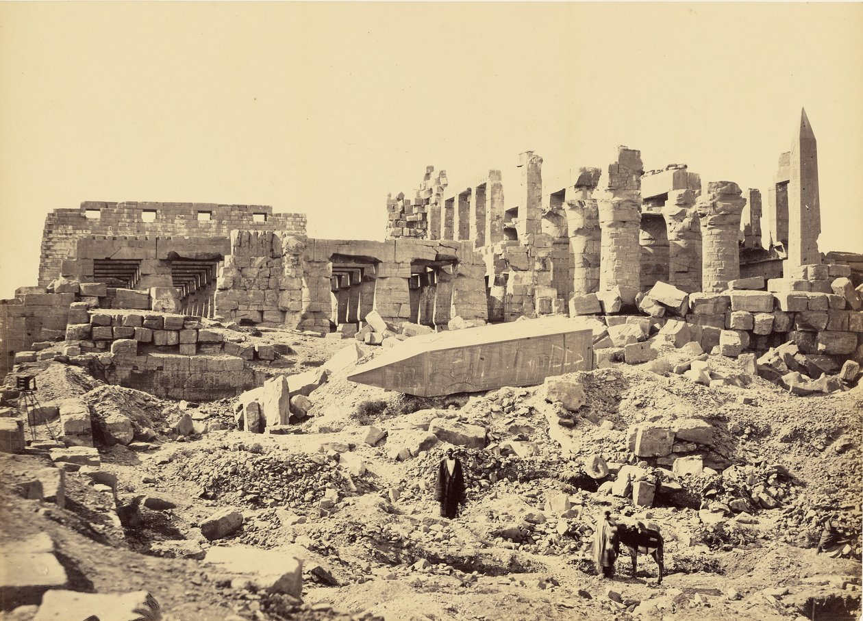 Der Tempel von El-Karnak. Vom Südosten von Francis Frith