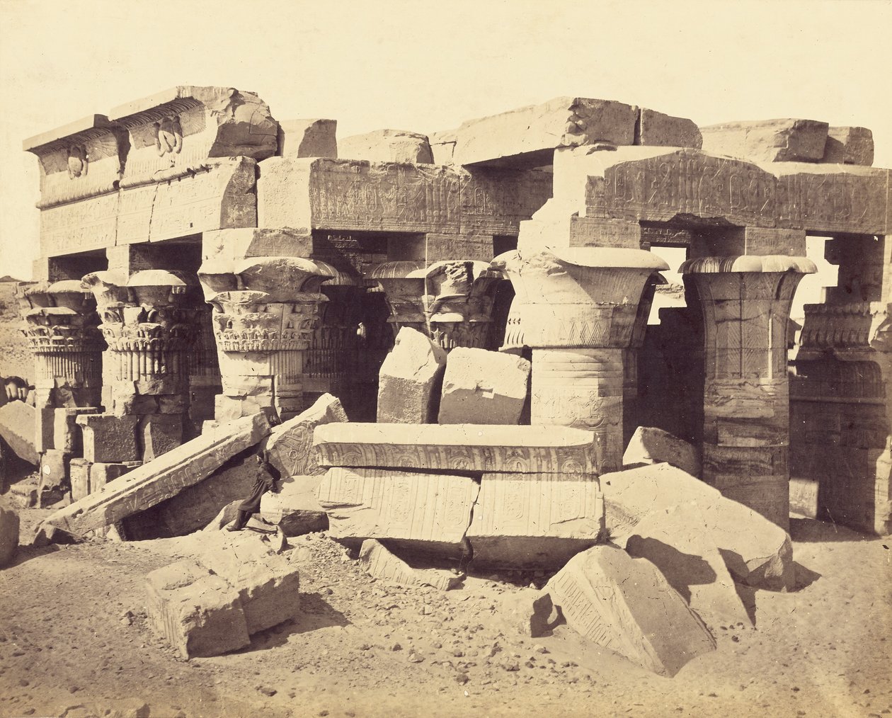 Der Tempel von Kom-Ombo von Francis Frith