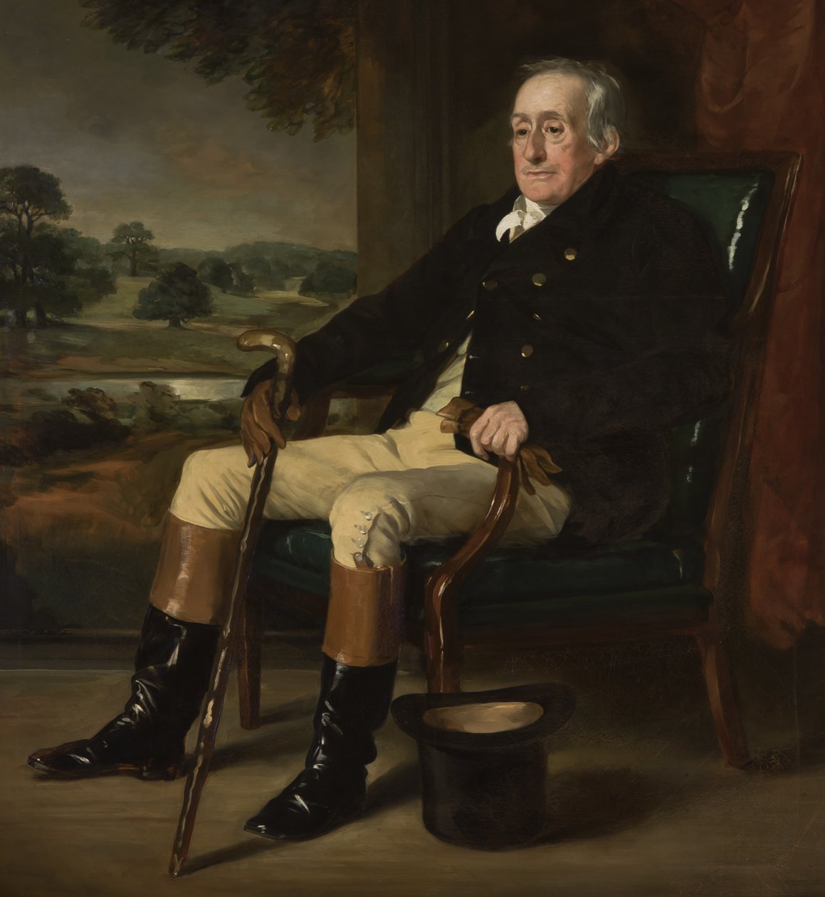 Porträt von William Henry Cavendish-Bentinck-Scott, 4. Herzog von Portland, 1852 von Francis Grant