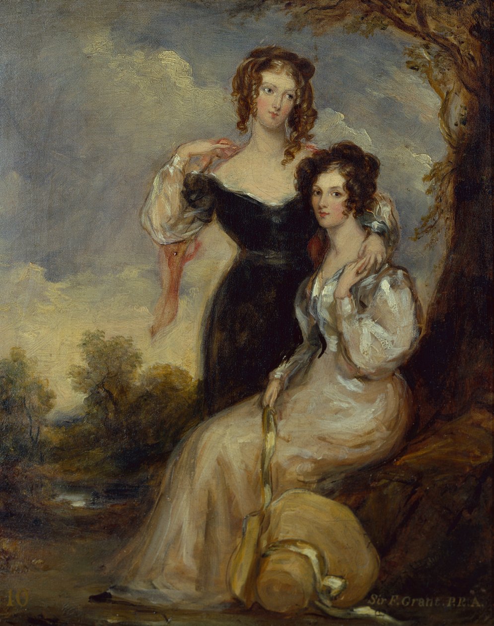 Die Gräfin von Chesterfield und die ehrenwerte Mrs. George Anson, Töchter von Cecil, dem ersten Lord Forester von Francis Grant