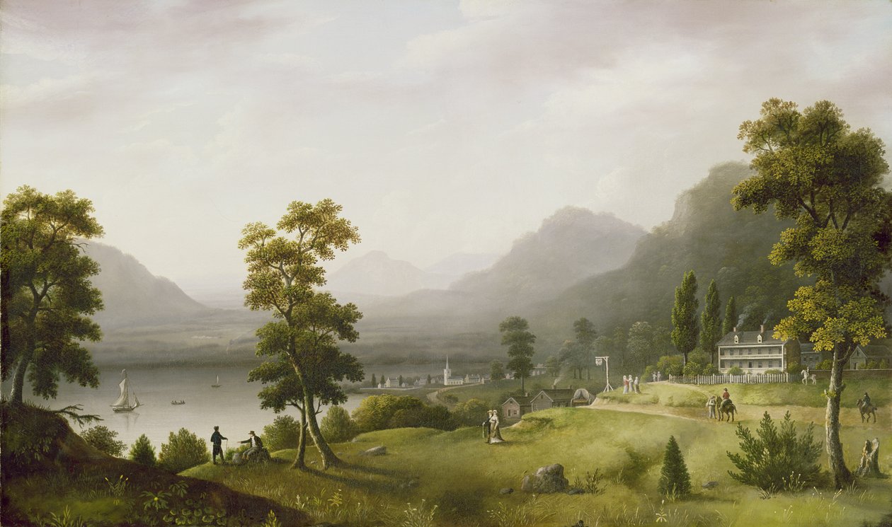 Carters Taverne am Kopf des Lake George von Francis Guy