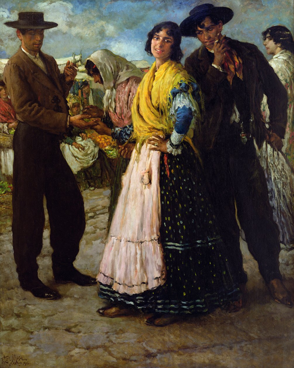 Die Wahrsagerin von Francis Luis Mora