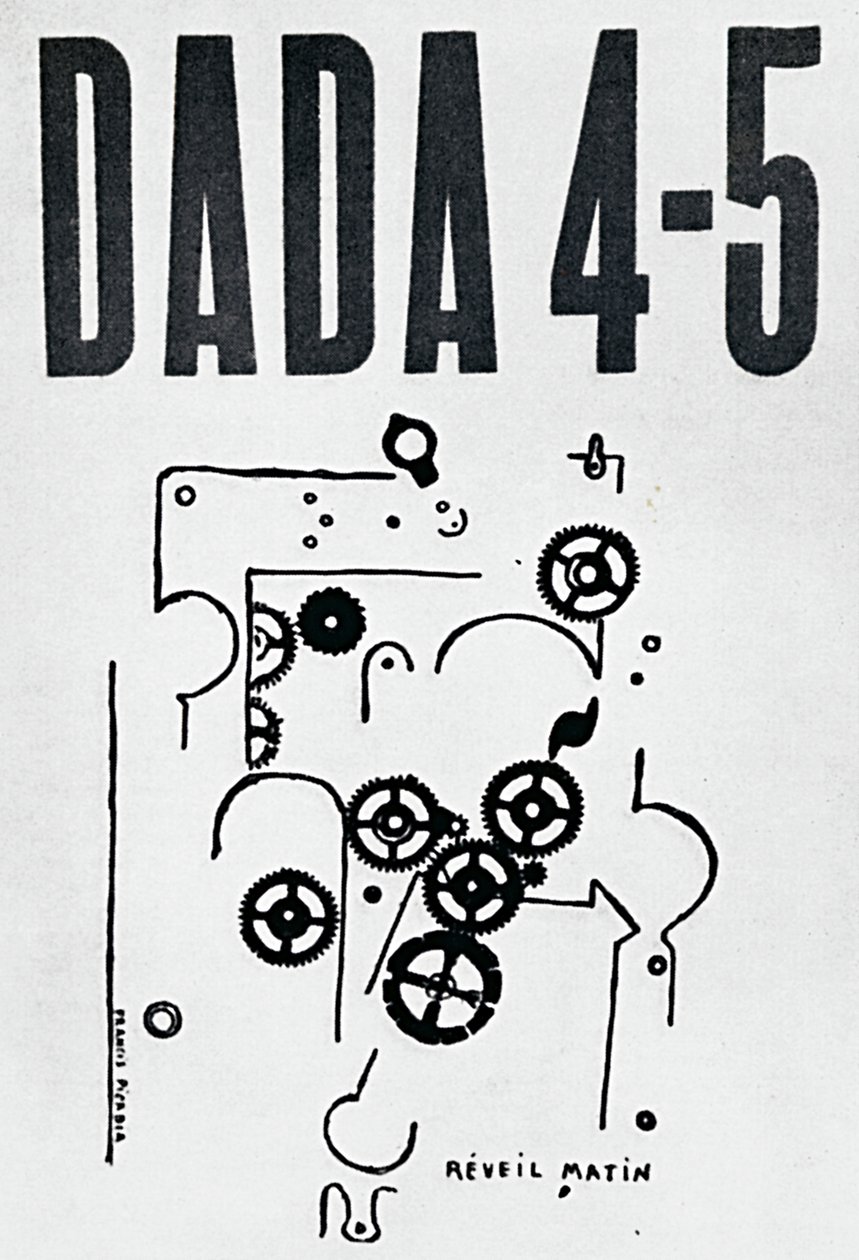 Titelblatt der Zeitschrift Dada 4-5, entworfen von Francis Picabia, Zürich von Francis Picabia