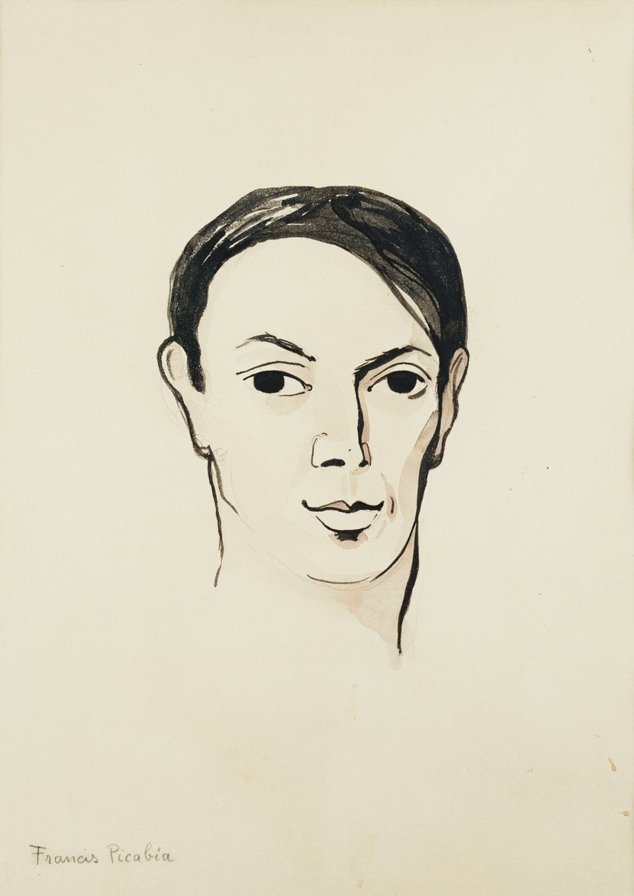 Porträt von Pablo Picasso von Francis Picabia