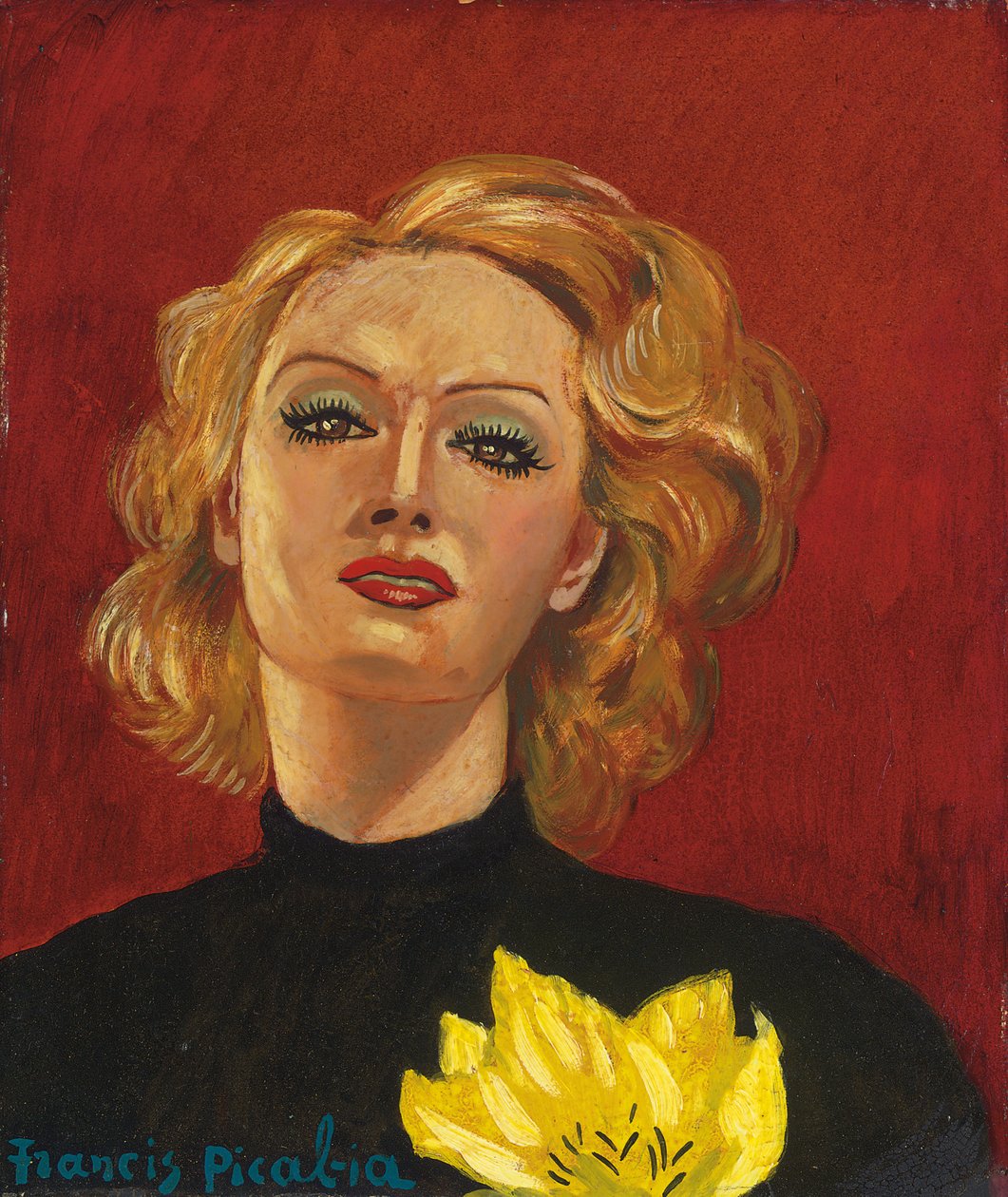 Frau mit gelber Blume, ca. 1941-2 von Francis Picabia