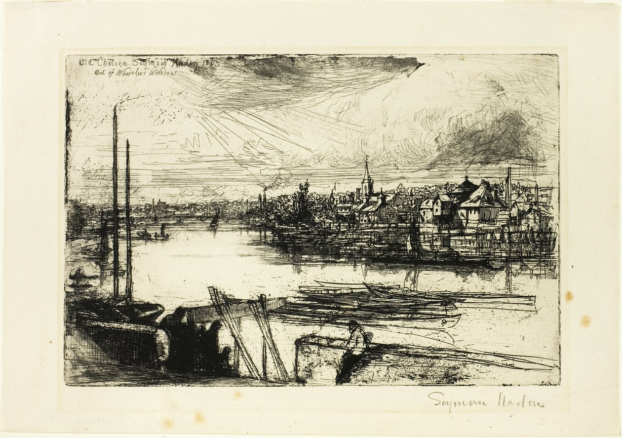 Battersea Reach von Francis Seymour Haden
