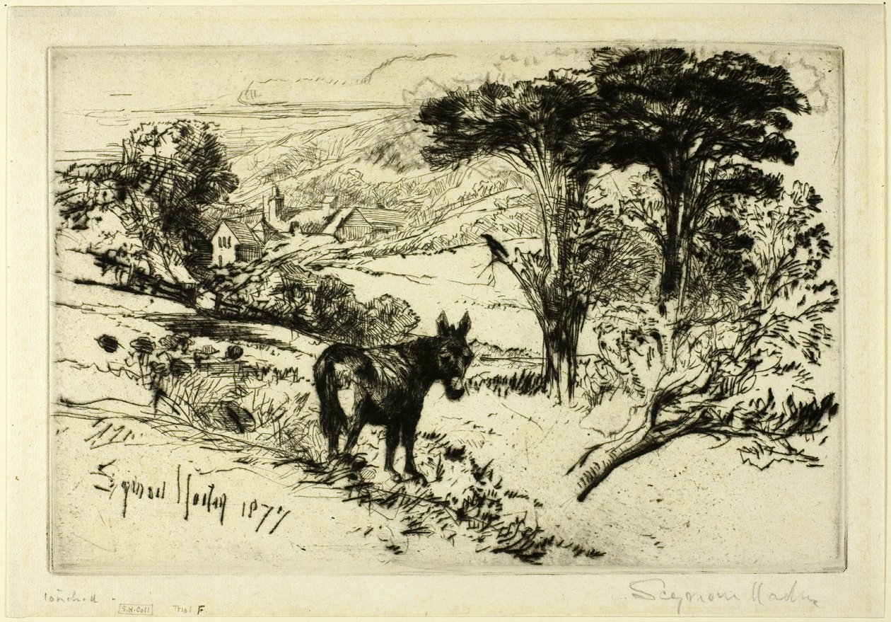 Challow Farm von Francis Seymour Haden