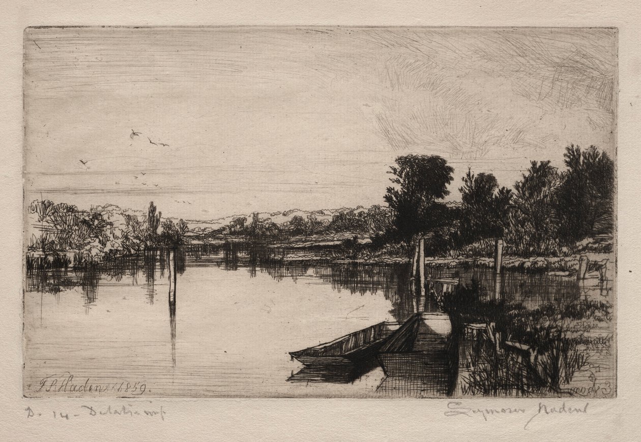 Egham, 1859 von Francis Seymour Haden