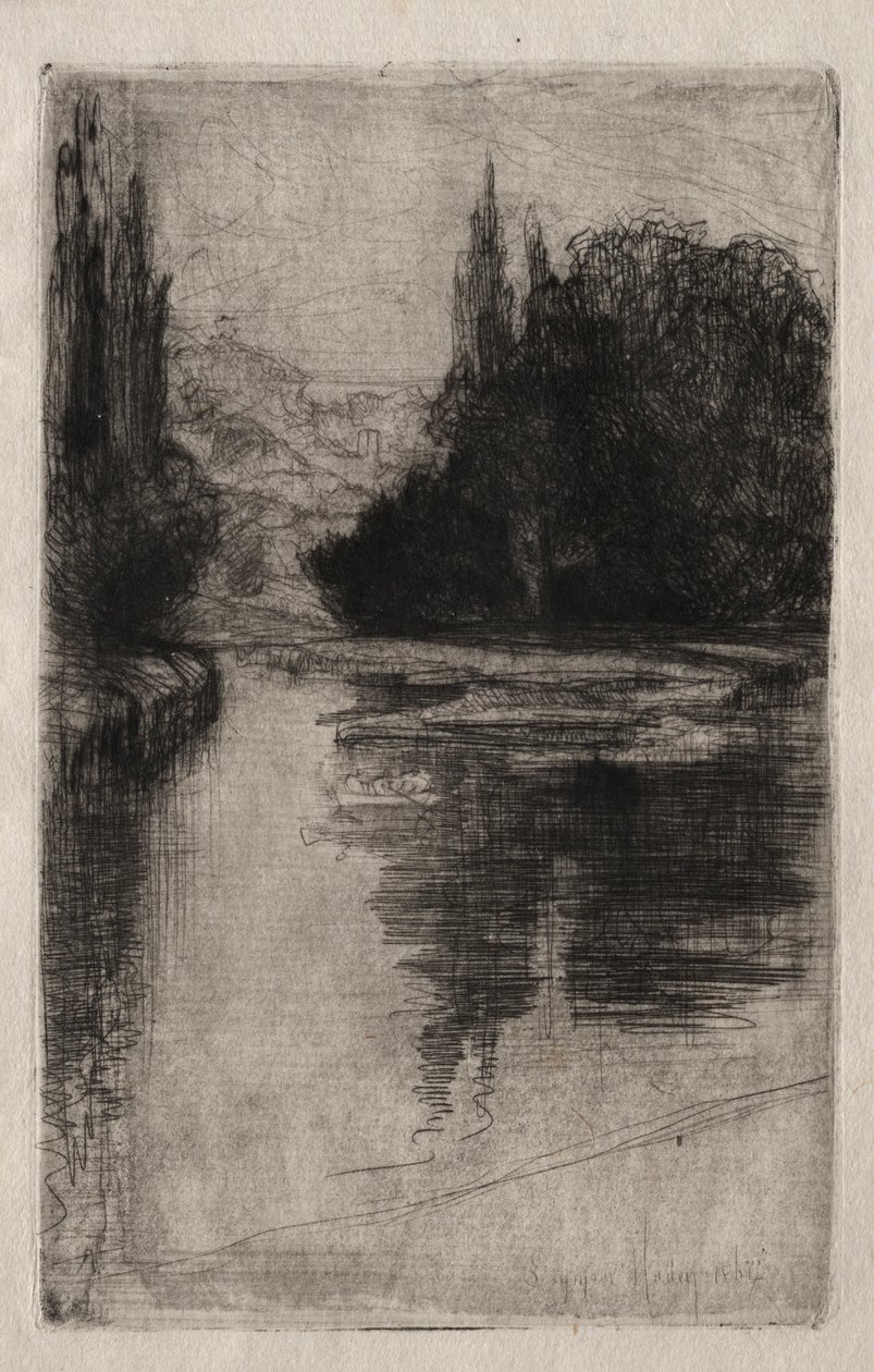 Abend, 1864 von Francis Seymour Haden