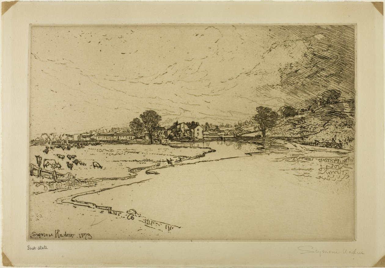 Sawley Abbey von Francis Seymour Haden