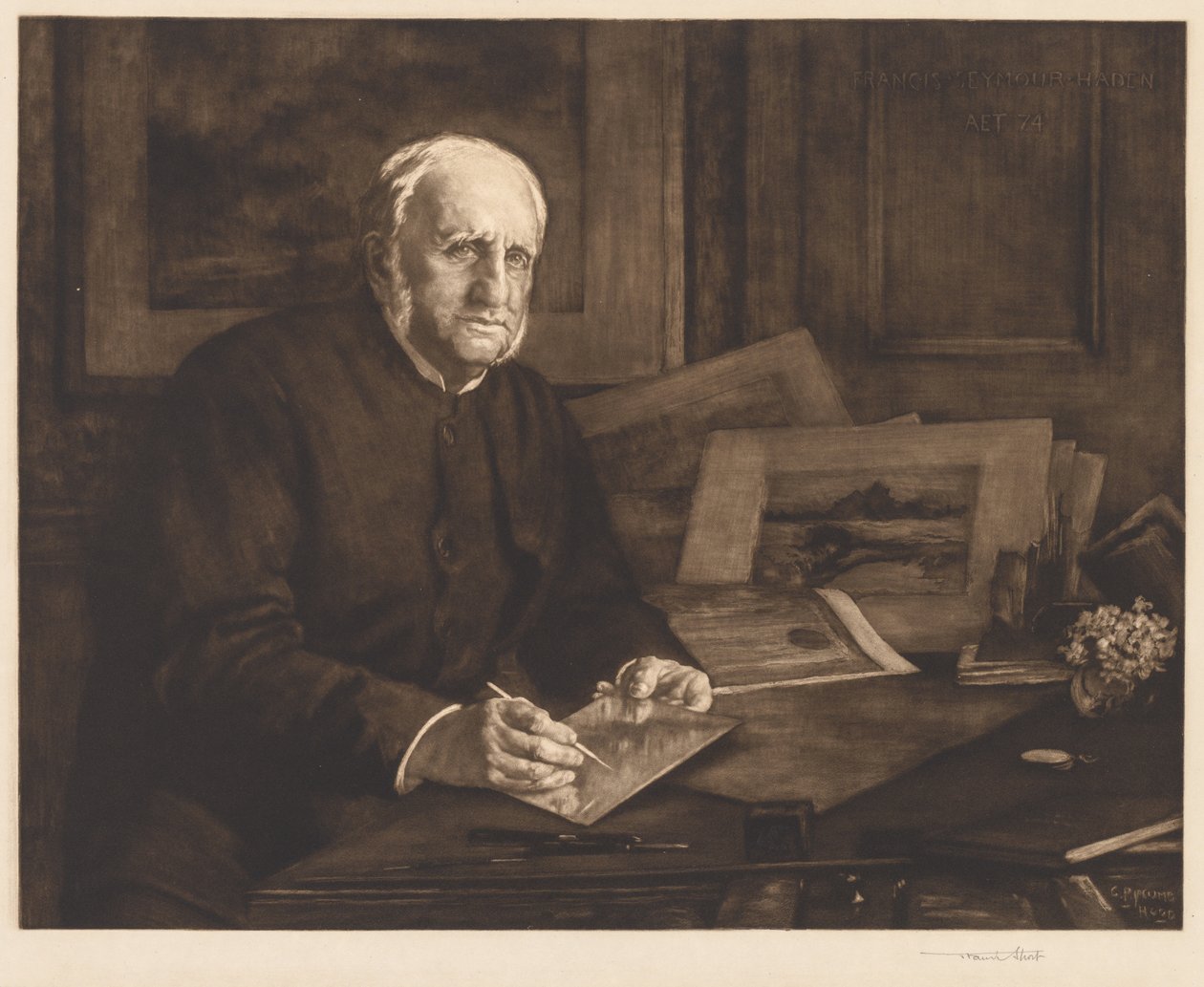 Sir Francis Seymour Haden, 1901 von Francis Seymour Haden