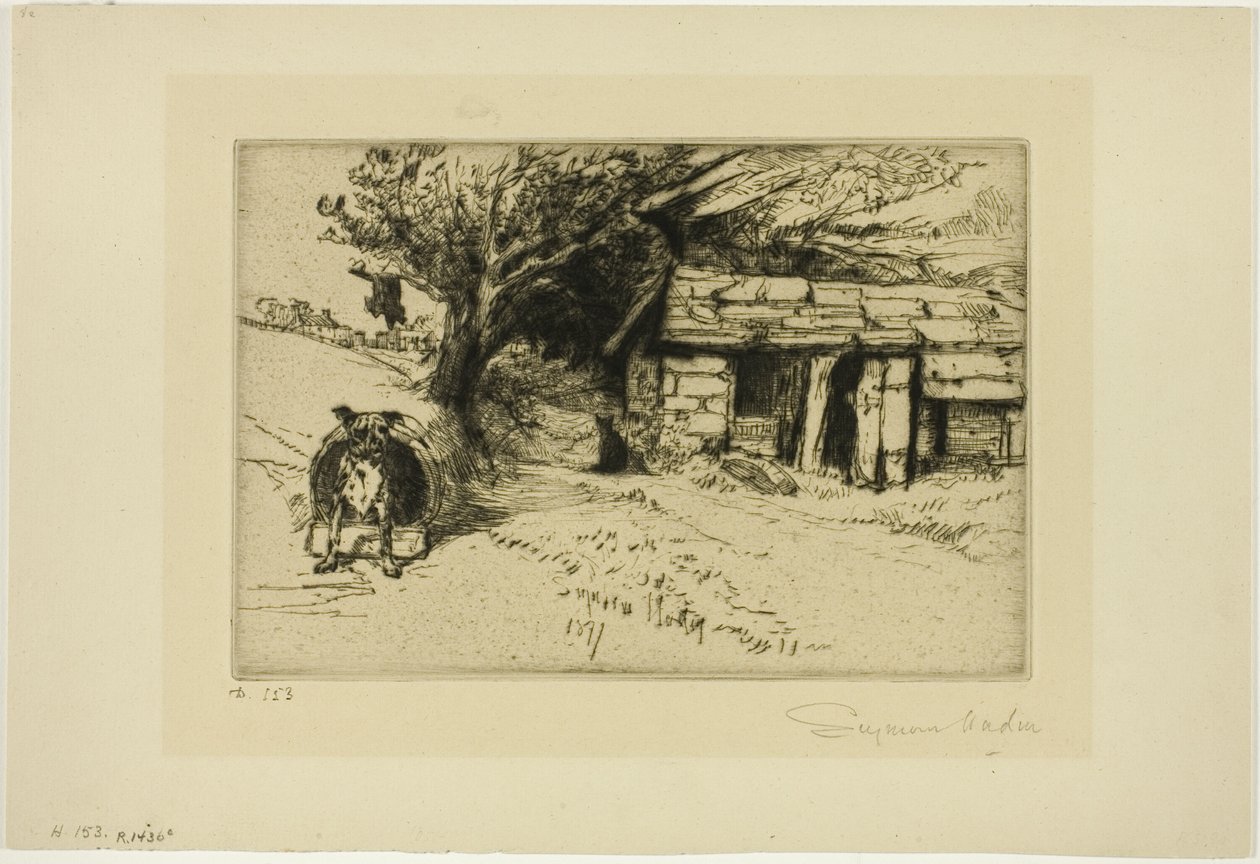 Die Hütte von Francis Seymour Haden
