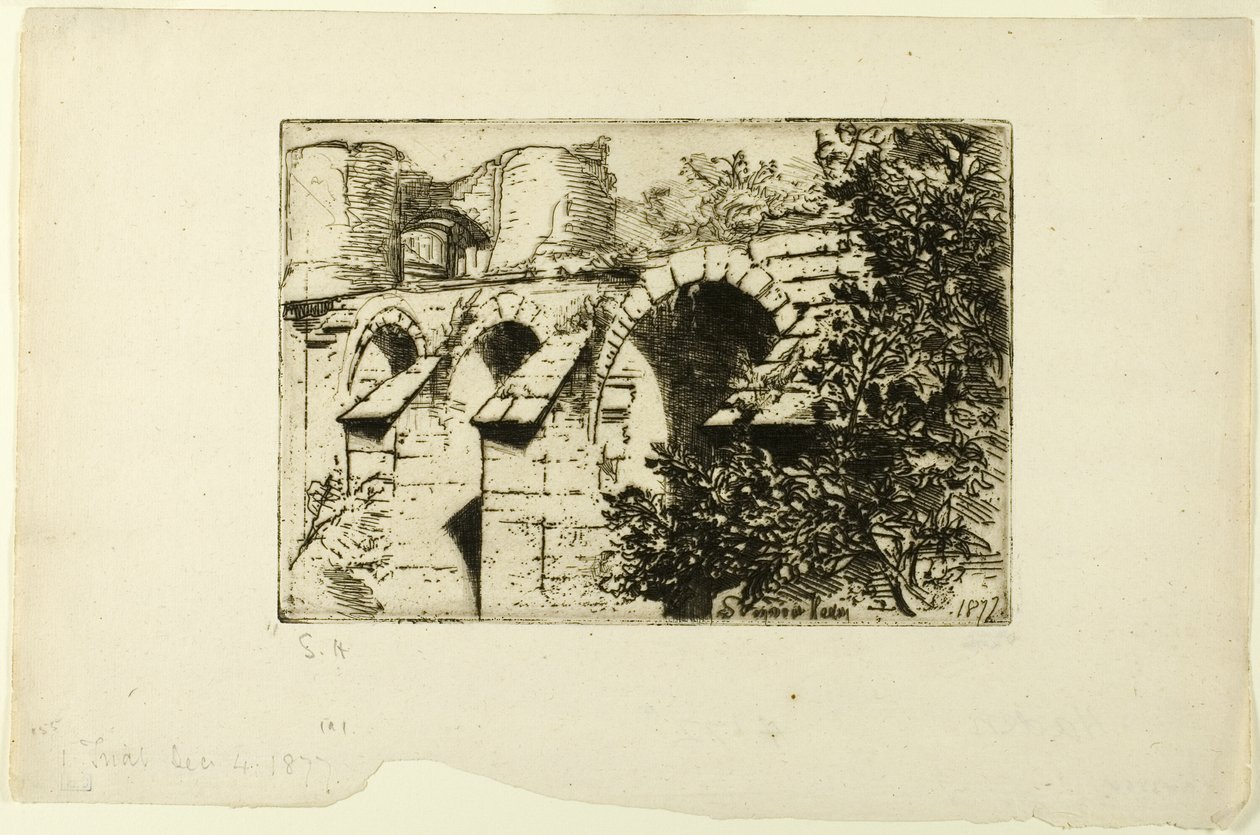 Die Schlossbrücke von Francis Seymour Haden