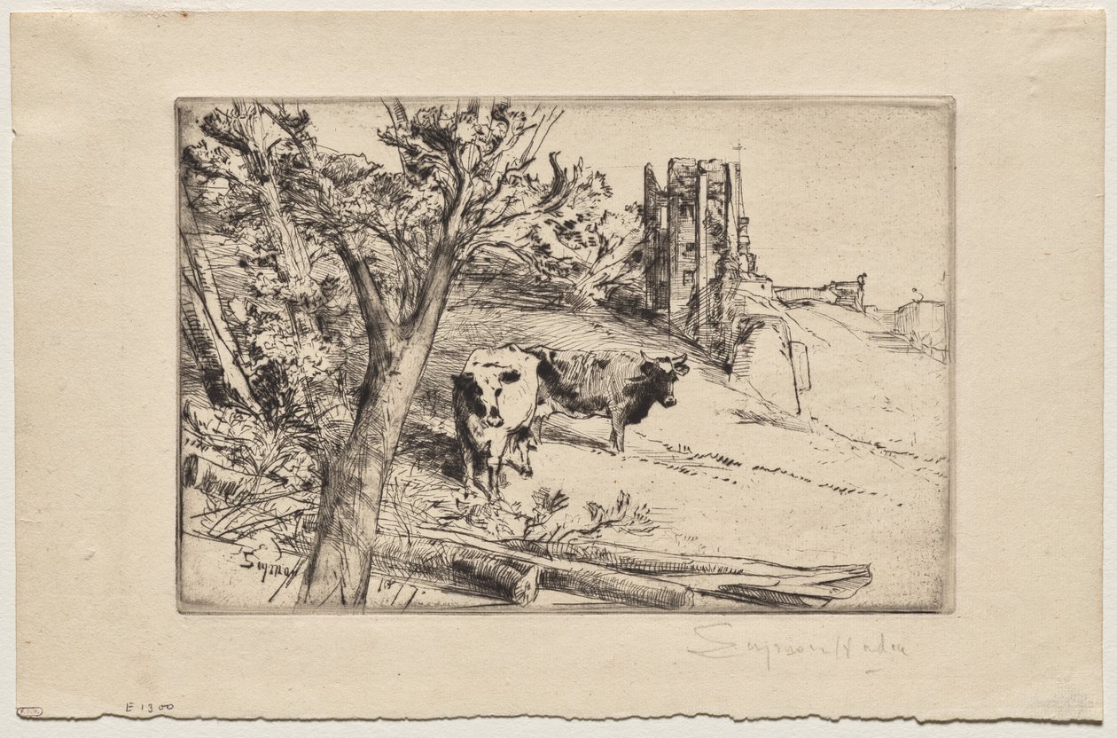 Die Burg von Francis Seymour Haden