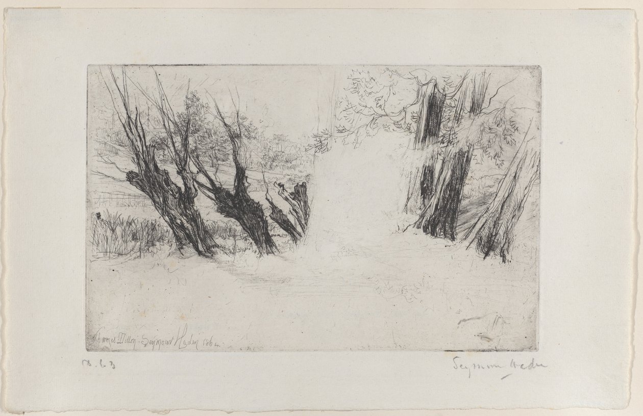 Der Liebesweg, Nr. I von Francis Seymour Haden