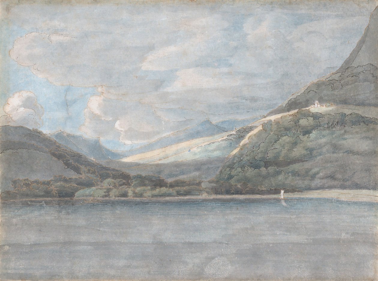 Blick auf den Comer See, 27. August 1781 von Francis Towne