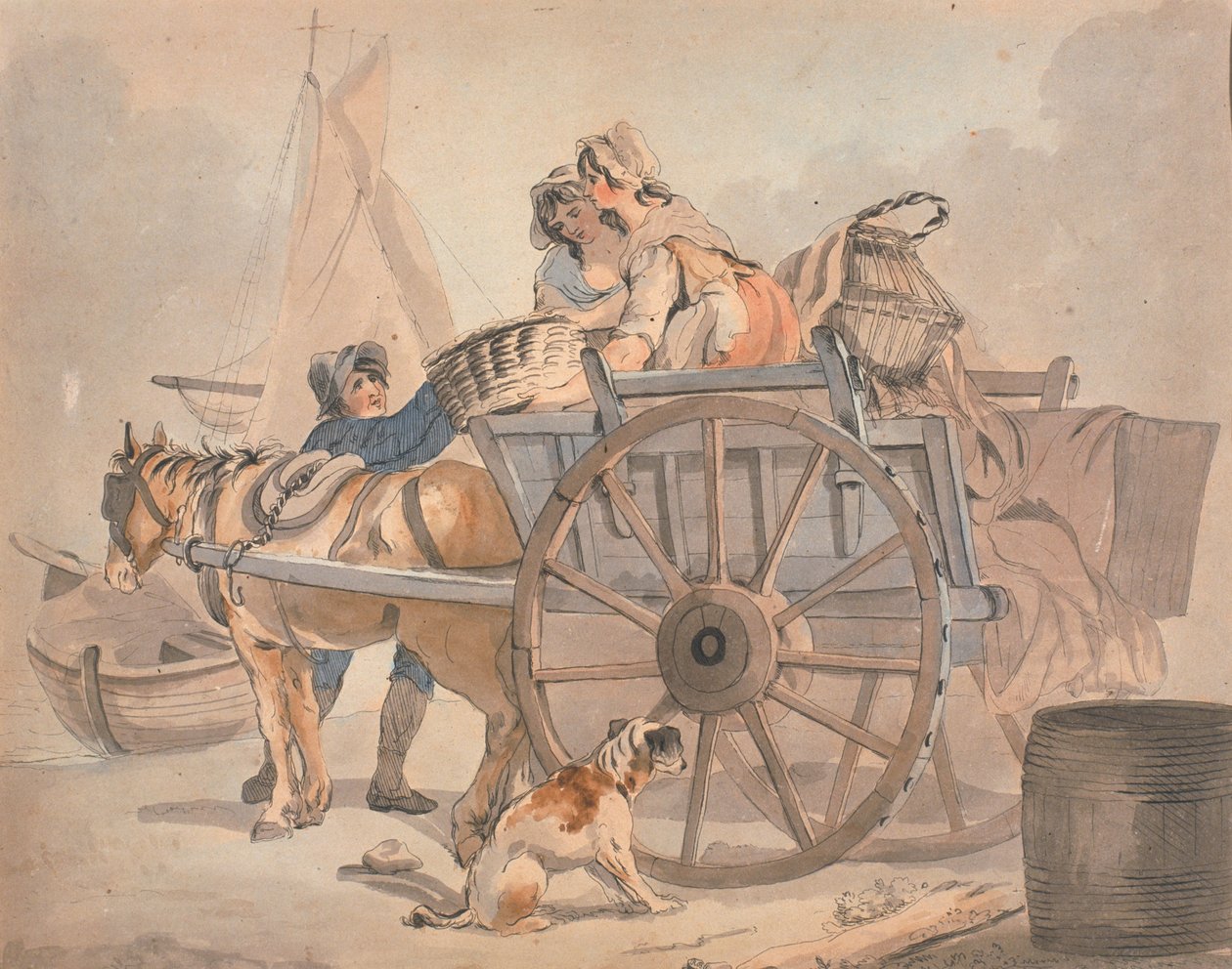 Der Fischkarren von Francis Wheatley