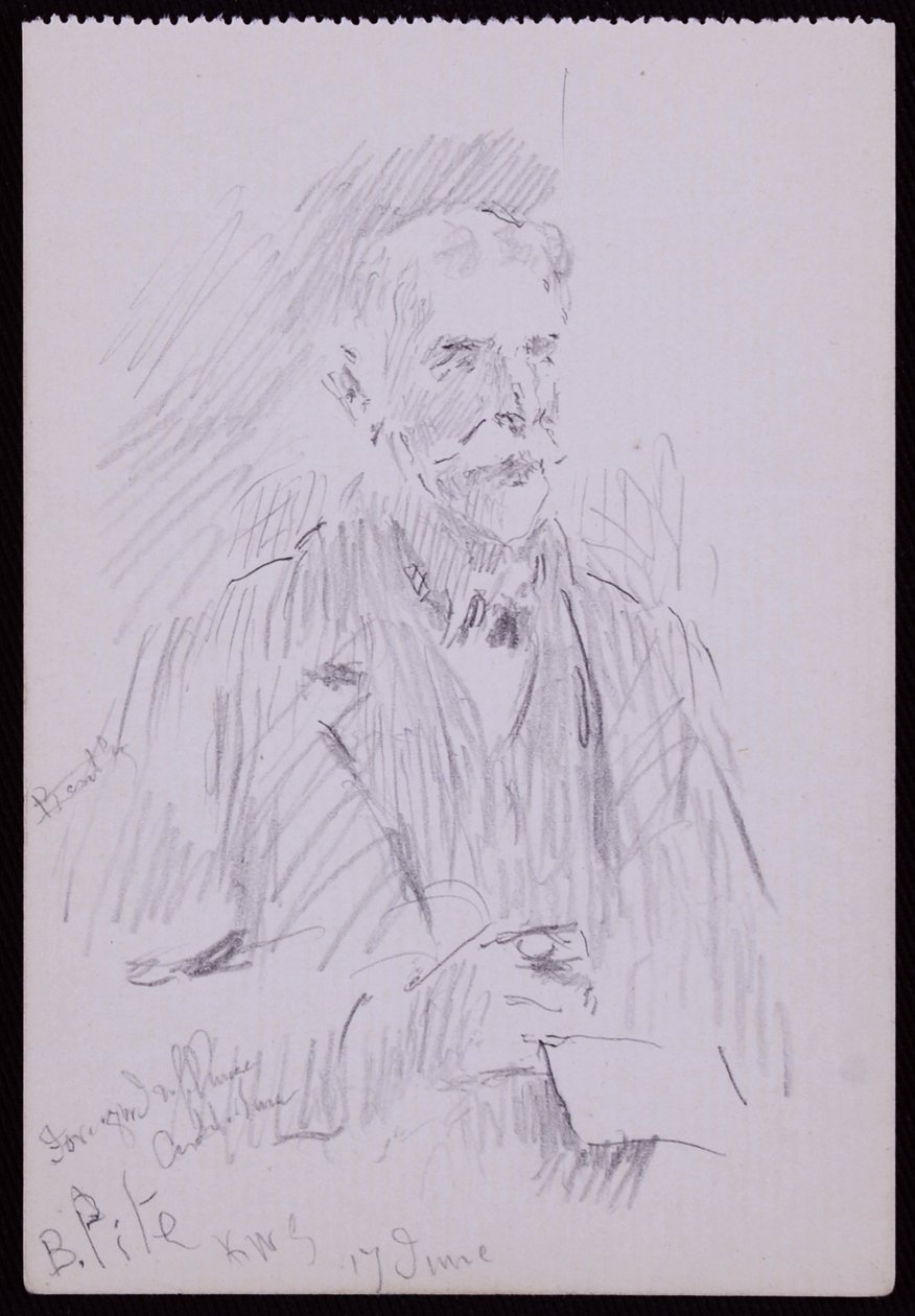 Porträt von A Beresford Pite von Francis Wilfred Lawson