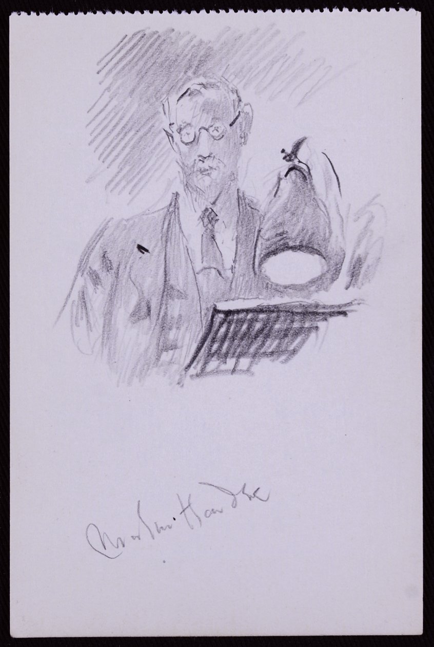 Porträt von Martin Hardie, ca. 1931 von Francis Wilfred Lawson