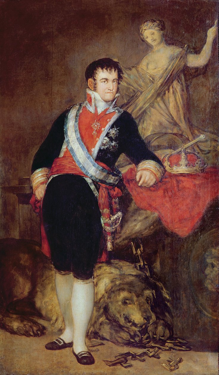 Ferdinand VII. (1784-1833) von Bourbon, 1814 von Francisco de Goya