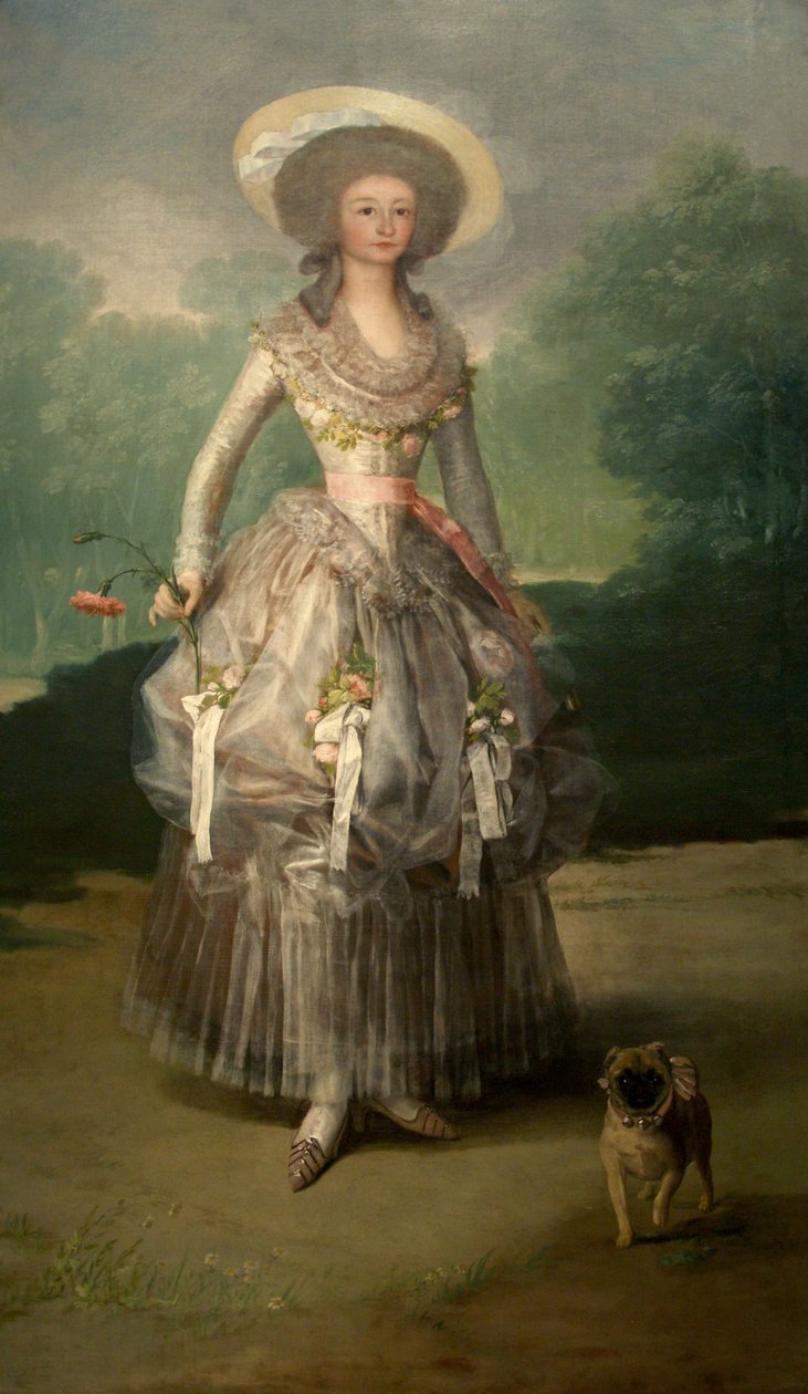 Porträt von María Ana de Pontejos y Sandoval von Francisco de Goya