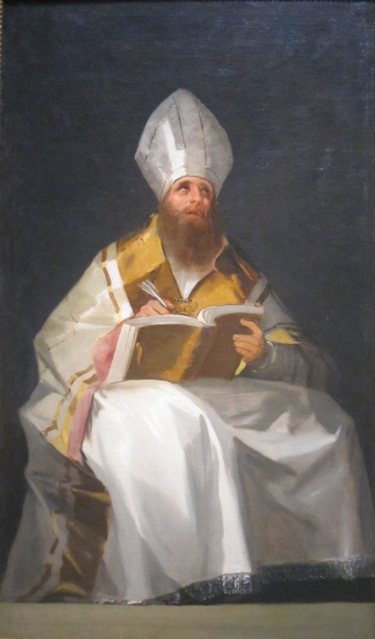 Der heilige Ambrosius von Francisco de Goya